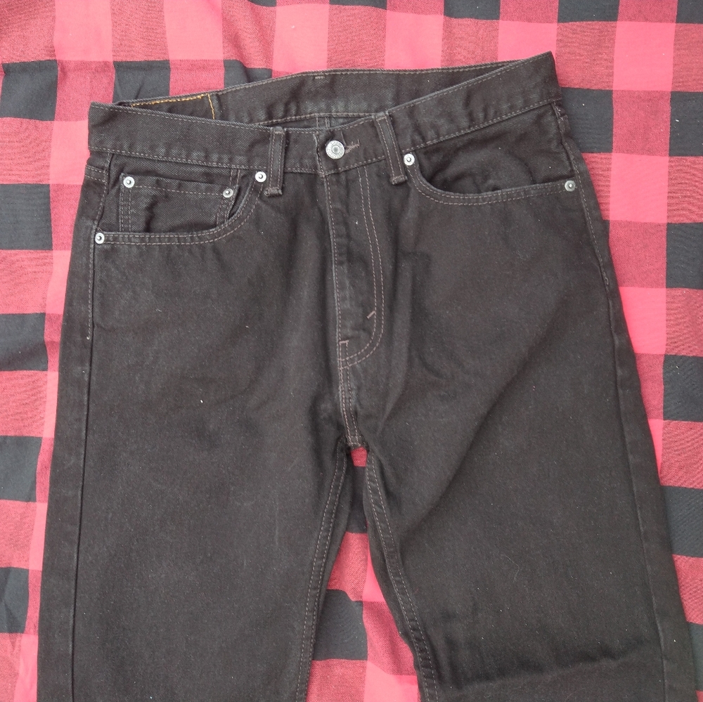 Levi's 505 black jeans